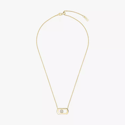 [Luxery]So Move Diamond Necklace in Gold