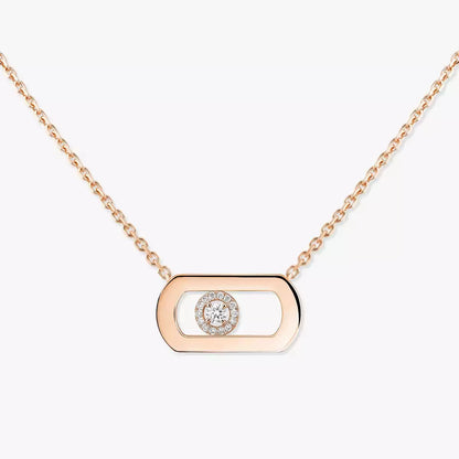 [Luxery]So Move Diamond Necklace in Gold