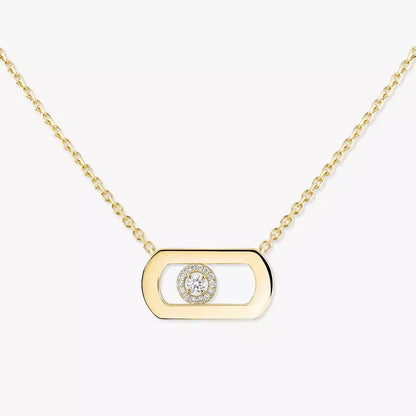 [Luxery]So Move Diamond Necklace in Gold