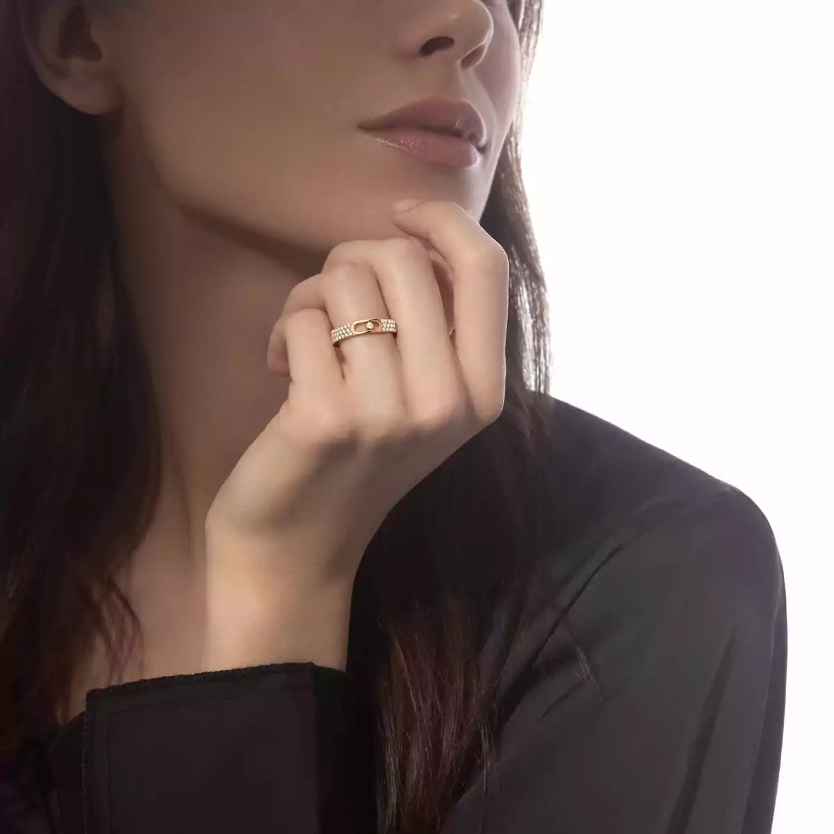 [Luxery]Move Joaillerie Pave_ Diamond Wedding Ring