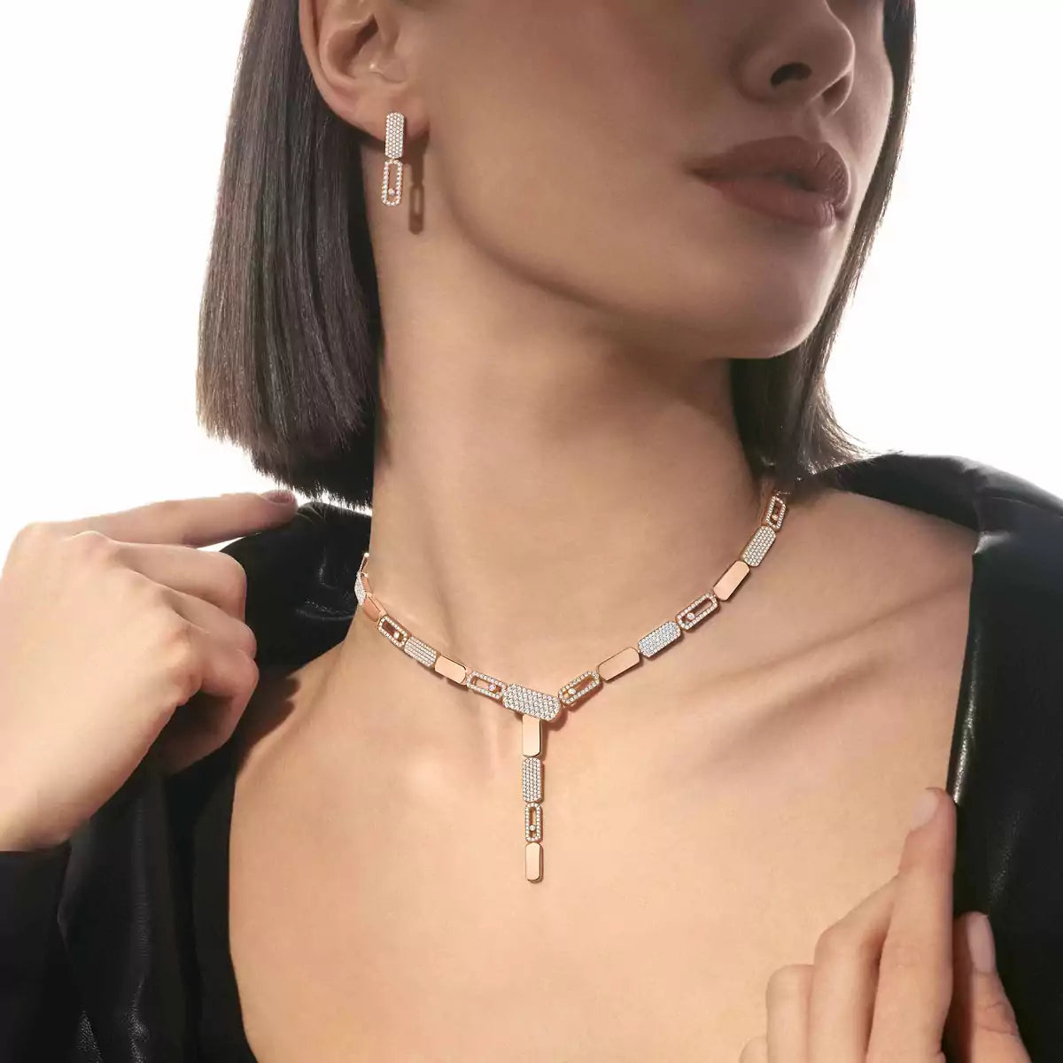 [Luxery]Imperial Move SM Diamond Earrings