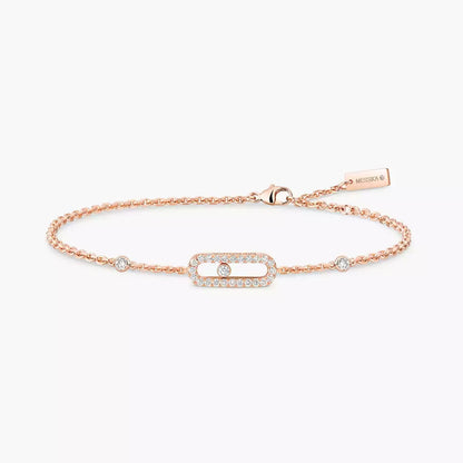 [Luxery]Move Uno Diamond Bracelet