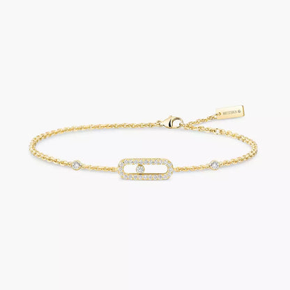 [Luxery]Move Uno Diamond Bracelet