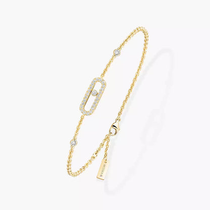 [Luxery]Move Uno Diamond Bracelet