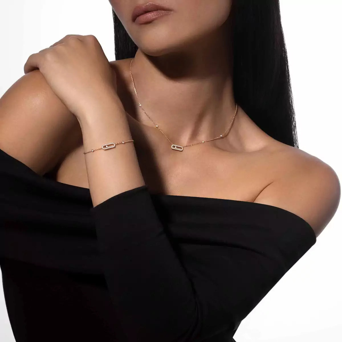 [Luxery]Move Uno Diamond Bracelet