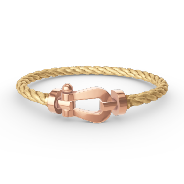 [Luxery]FORCE LARGE HORSESHOE NO DIAMOND BRACELET ROSE GOLD