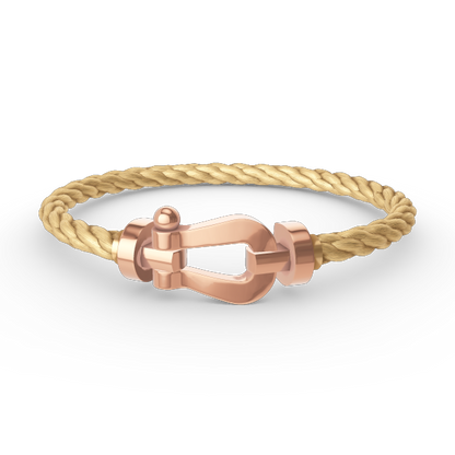[Luxery]FORCE LARGE HORSESHOE NO DIAMOND BRACELET ROSE GOLD