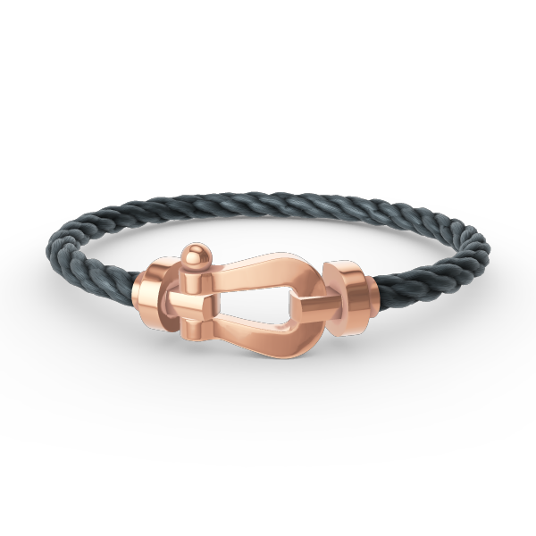 [Luxery]FORCE LARGE HORSESHOE NO DIAMOND BRACELET ROSE GOLD