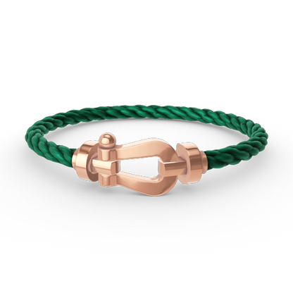 [Luxery]FORCE LARGE HORSESHOE NO DIAMOND BRACELET ROSE GOLD