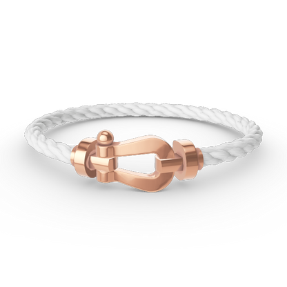 [Luxery]FORCE LARGE HORSESHOE NO DIAMOND BRACELET ROSE GOLD