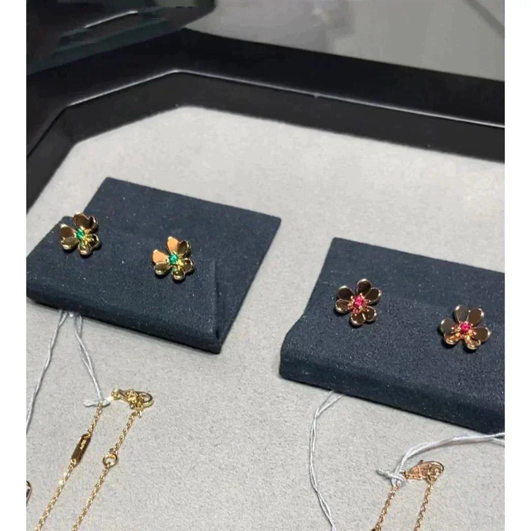 [Luxery]FRIVOLE  FLOWER PINK EARRINGS