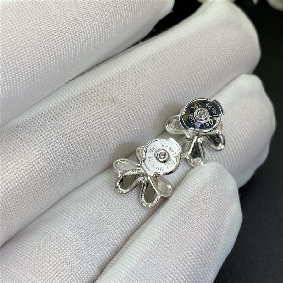 [Luxery]FRIVOLE MINI SILVER FLOWER EARRINGS
