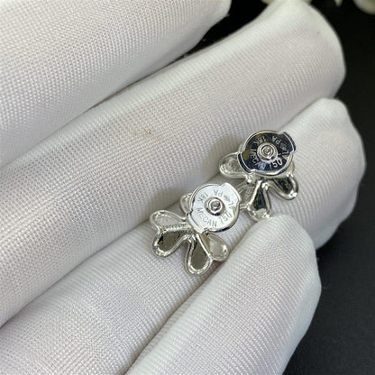 [Luxery]FRIVOLE MINI SILVER FLOWER EARRINGS