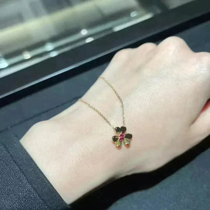 [Luxery]FRIVOLE GOLD FLOWER NECKLACE