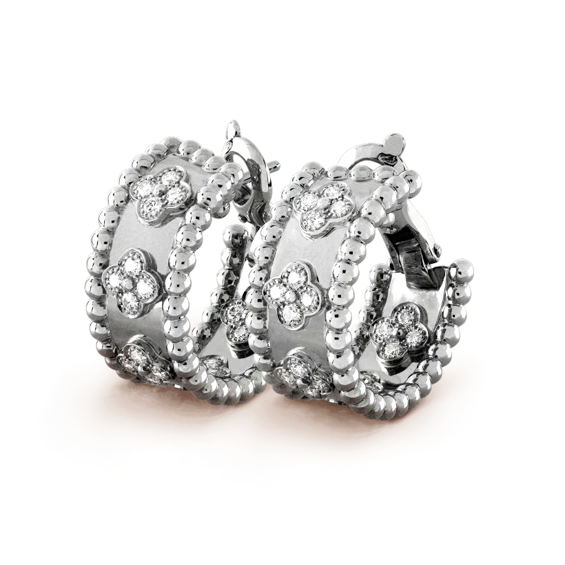 [Luxery]PERLEE DIAMOND EARRINGS