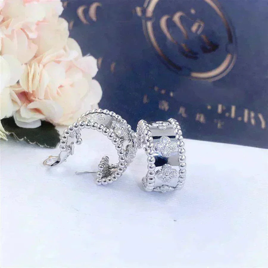 [Luxery]PERLEE DIAMOND EARRINGS