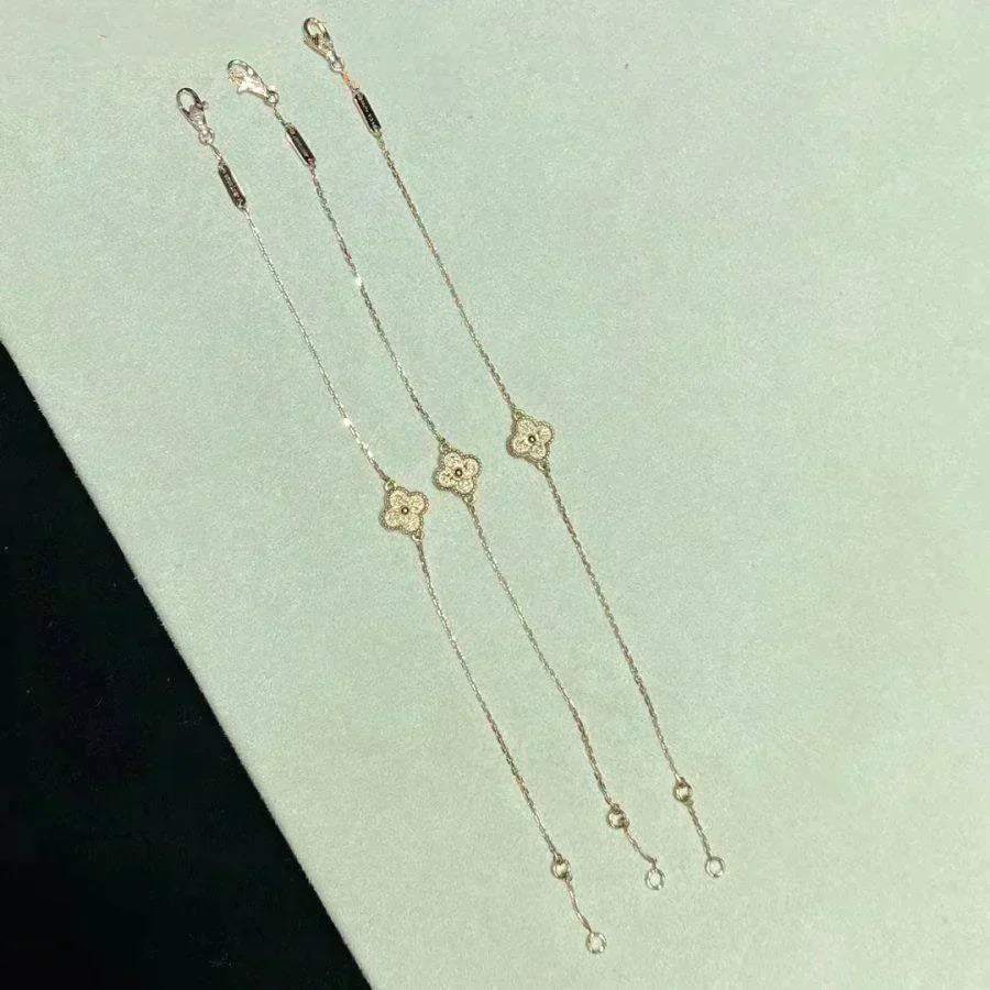 [Luxery]CLOVER SINGLE FLOWER BRACELET