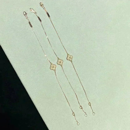 [Luxery]CLOVER SINGLE FLOWER BRACELET