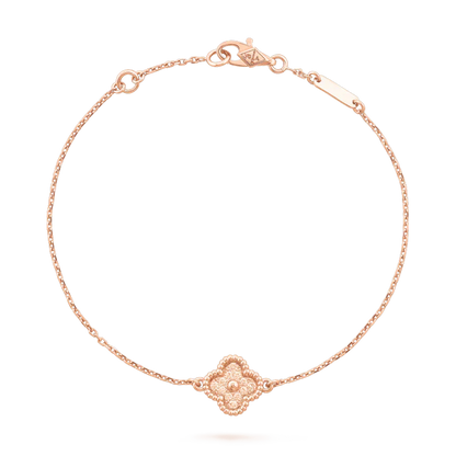 [Luxery]CLOVER SINGLE FLOWER BRACELET