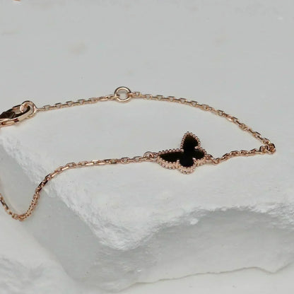 [Luxery]BUTTERFLY ONYX  BUTTERFLY BRACELET