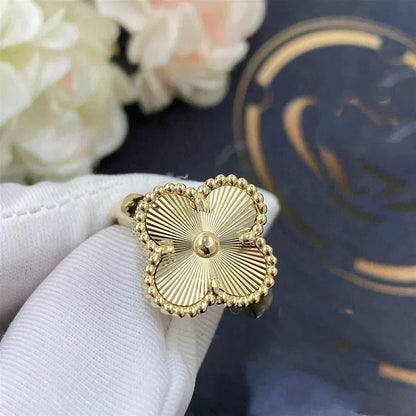 [Luxery]CLOVER GOLD RING