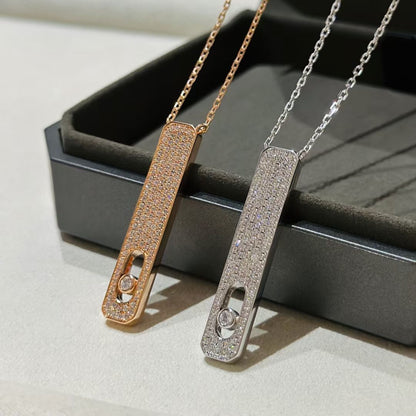 [Luxery]MY FIRST DIAMOND PAVED NECKLACE