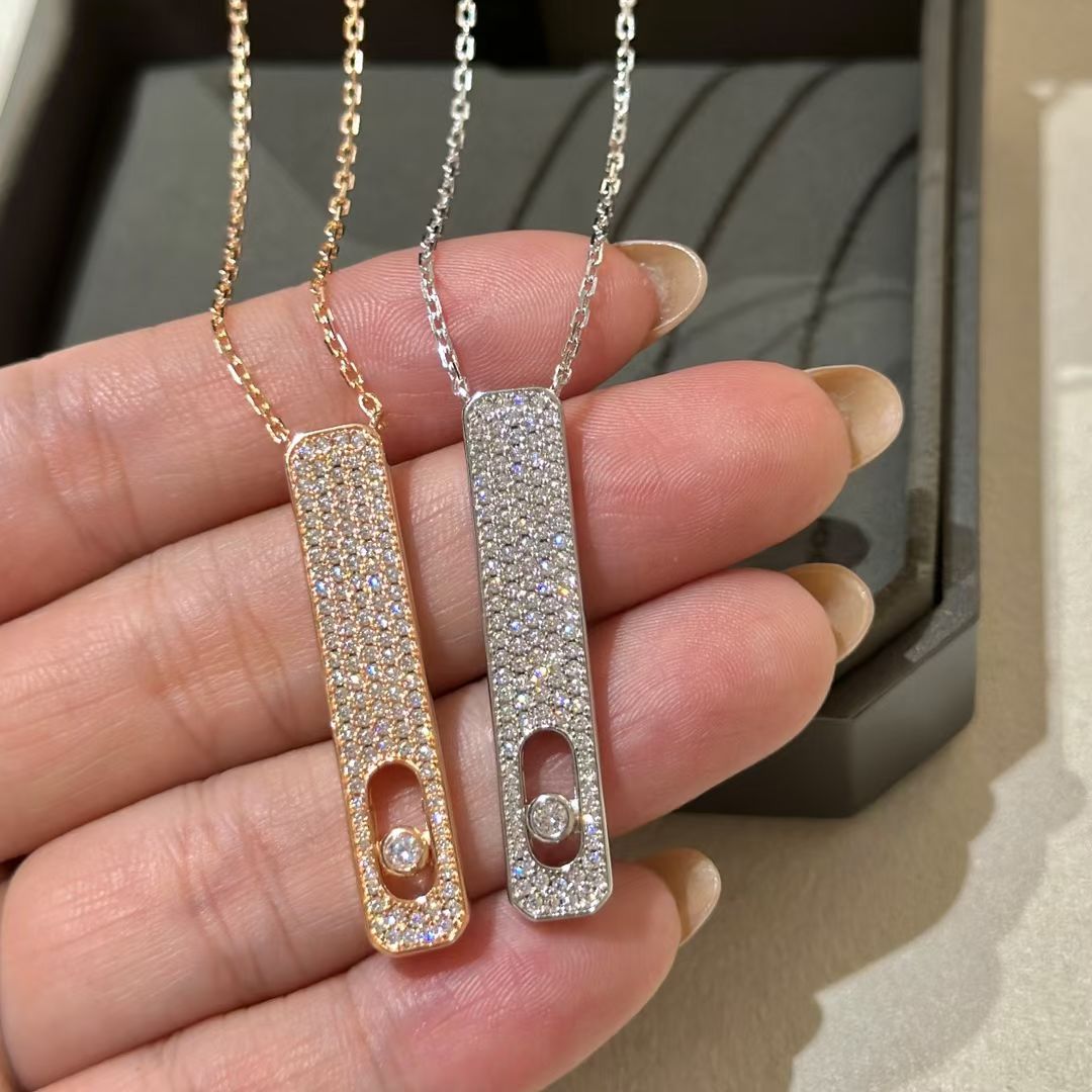 [Luxery]MY FIRST DIAMOND PAVED NECKLACE
