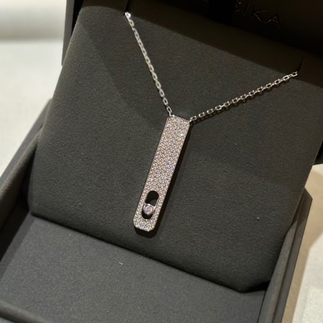 [Luxery]MY FIRST DIAMOND PAVED NECKLACE