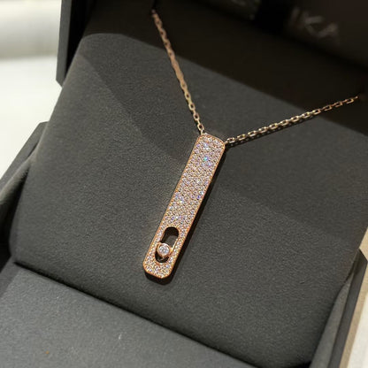 [Luxery]MY FIRST DIAMOND PAVED NECKLACE