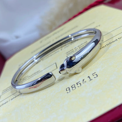 [Luxery]PANTHERE SILVER OPEN BRACELET