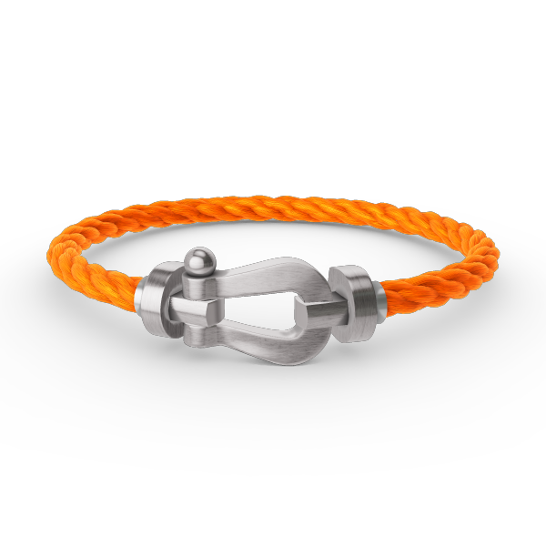 [Luxery]FORCE LARGE HORSESHOE NO DIAMOND BRACELET SILVER