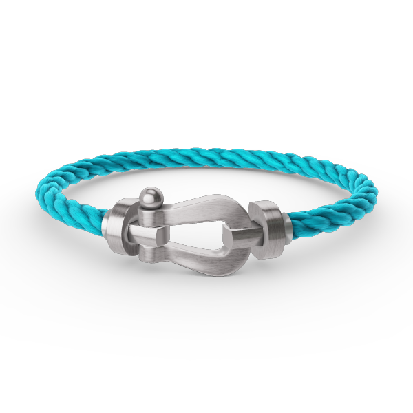 [Luxery]FORCE LARGE HORSESHOE NO DIAMOND BRACELET SILVER