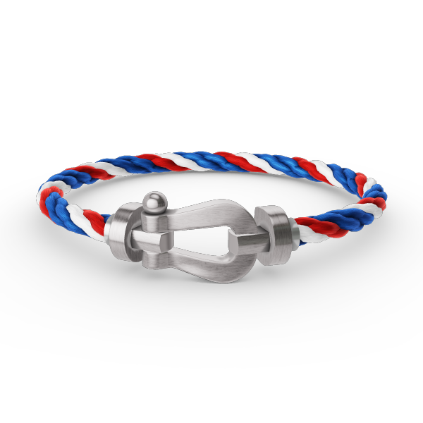 [Luxery]FORCE LARGE HORSESHOE NO DIAMOND BRACELET SILVER