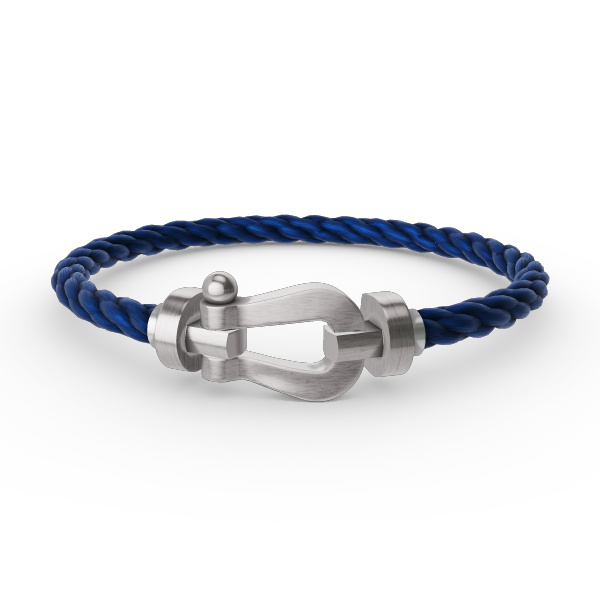 [Luxery]FORCE LARGE HORSESHOE NO DIAMOND BRACELET SILVER