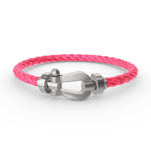 [Luxery]FORCE LARGE HORSESHOE NO DIAMOND BRACELET SILVER