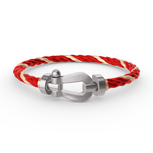 [Luxery]FORCE LARGE HORSESHOE NO DIAMOND BRACELET SILVER